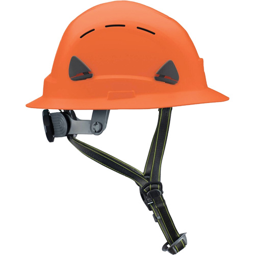 Fibre Metal Climbing Style Helmet with Full Brim, Meets CSA Type 2, Ratchet Suspension, Vented Rideout Tool & Machine Inc.