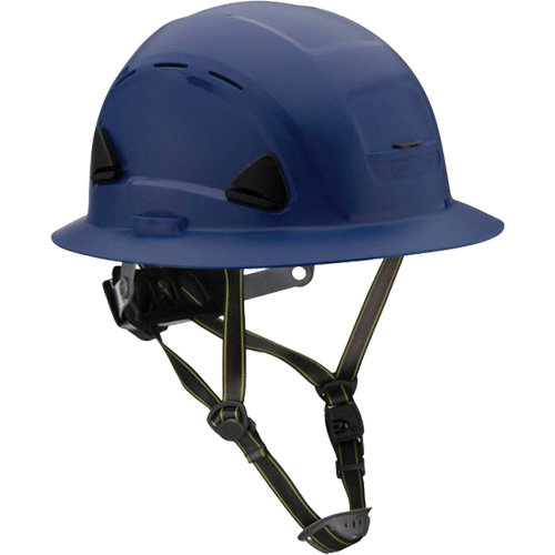 Casque Fibre Metal de style escalade avec bordure compl&egrave;te, R&eacute;pond aux normes CSA type 2, Suspension Rochet, Ventil&eacute; Rideout Tool & Machine Inc.