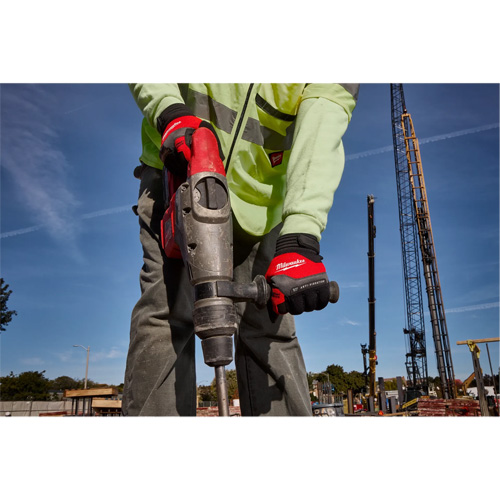 Gants de travail antivibration, Taille Petit, Paume Synth&eacute;tique Rideout Tool & Machine Inc.