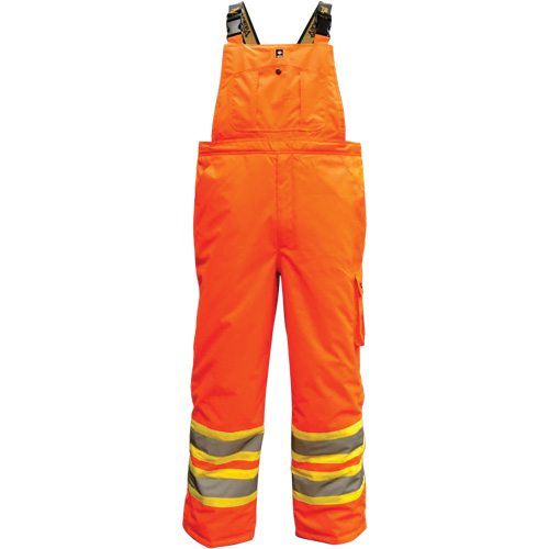 6450PO Freezer 300D Trilobal Overalls, Polyester, Small, High Visibility Orange Rideout Tool & Machine Inc.