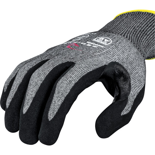 Gants enduits r&eacute;sistants &agrave; la coupe RWG589, Taille 2T-Grand, Calibre 18, Rev&ecirc;tement Mousse de nitrile, Enveloppe en PEHP, ASTM ANSI niveau A9/EN 388 niveau F Rideout Tool & Machine Inc.