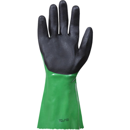 SolvStop Chemical-Resistant Gloves, Size 7, 12" L, PVC Rideout Tool & Machine Inc.