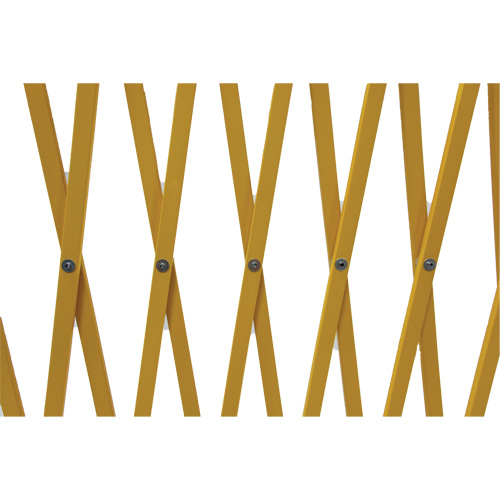 Barri&egrave;re extensible, 84" h x 20' lo, Jaune Rideout Tool & Machine Inc.