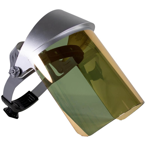 Heat Reflective Face Shield, Polycarbonate, Ratchet Suspension Rideout Tool & Machine Inc.