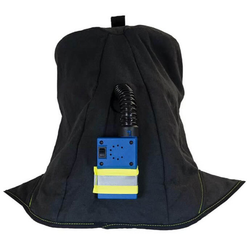 TCG Arc Flash Hood, Black, 40 cal/cm², ANSI Z87.1/ASTM F1506/ASTM F1959/ASTM F2178/Meets/Exceeds CSA Z462/NFPA 70E, 4 Arc Flash PPE Category Level Rideout Tool & Machine Inc.