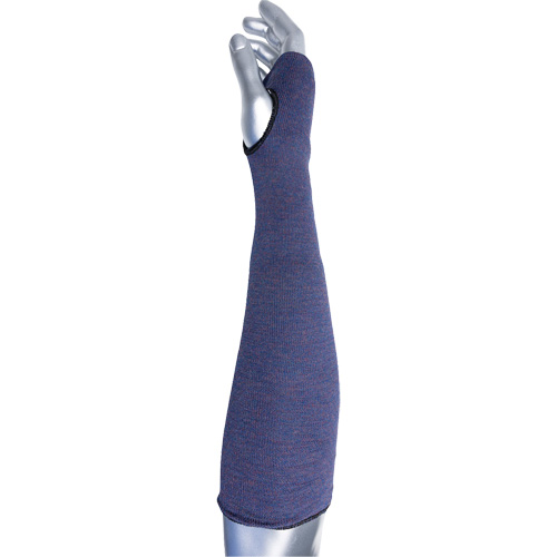 Manchette ASP &agrave; 2 plis avec trou pour pouce ECO Series Kut Gard, Aramide, 14", ASTM ANSI niveau A3, Mauve Rideout Tool & Machine Inc.