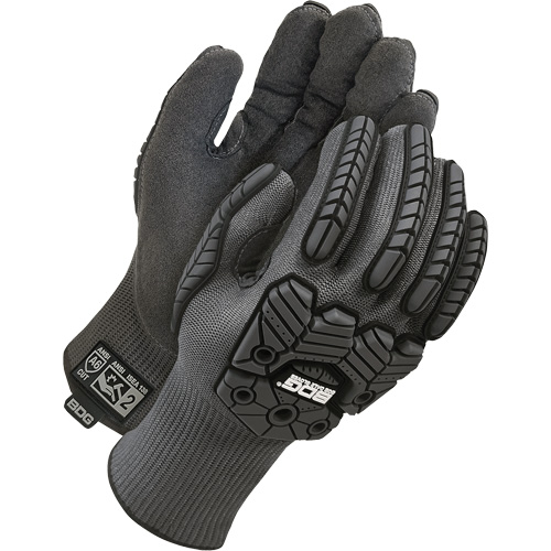 Deny&reg; Lined Cut-Resistant Impact Gloves, 6, Microfibre Palm, Elastic Cuff Rideout Tool & Machine Inc.