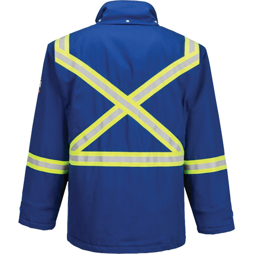 Bizflame&reg; 88/12 Insulated Winter Parka, Blue, Medium (Tall) Rideout Tool & Machine Inc.