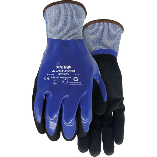 Gants Stealth Avenger 372, Petit, R&ecirc;vetement Nitrile, Calibre 15, Enveloppe en rPET Rideout Tool & Machine Inc.