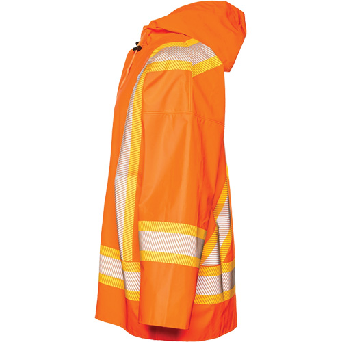 R804 Hurricane Rain Jacket, Small, High Visibility Orange Rideout Tool & Machine Inc.