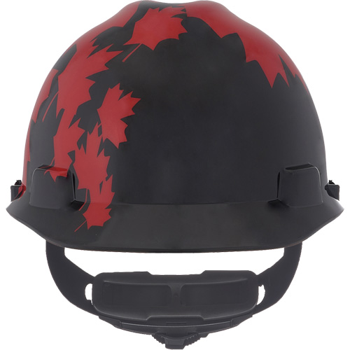 Casque sp&eacute;cialis&eacute; V-Gard, Suspension Rochet, Noir/Rouge Rideout Tool & Machine Inc.