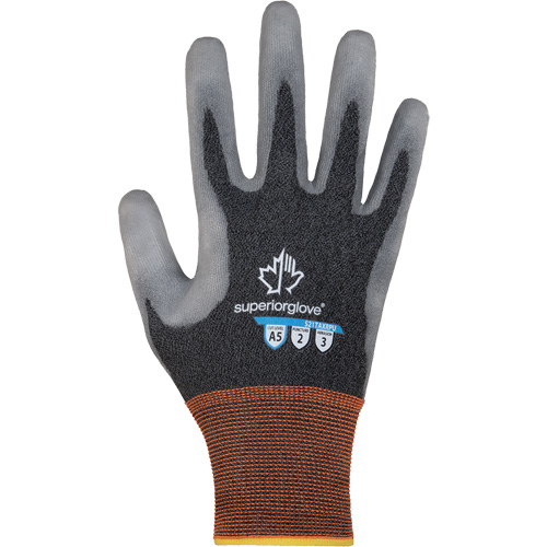 Dexterity Pro S21TAXRPU Cut Protection Gloves, Size 10, 21 Gauge, Polyurethane Coated, Nylon/TenActiv Shell, ASTM ANSI Level A5 Rideout Tool & Machine Inc.