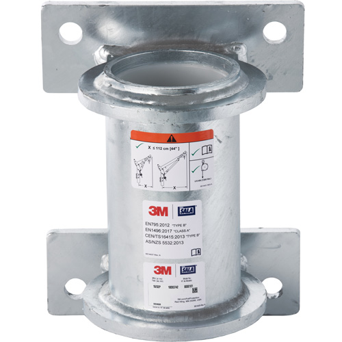 DBI-SALA&reg; Confined Space Wall Mount Base, Galvanized Rideout Tool & Machine Inc.