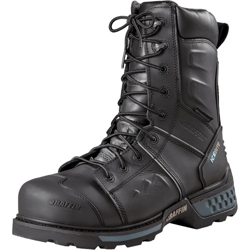 Ice Monster Men's Safety Boots, Leather, Puncture Resistant Sole, Size 8 Rideout Tool & Machine Inc.