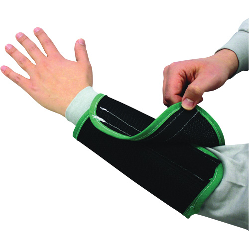 Kut Gard&reg; 2-Ply Cane Mesh Sleeve, Nylon, 9", ASTM ANSI Level A4, Black Rideout Tool & Machine Inc.