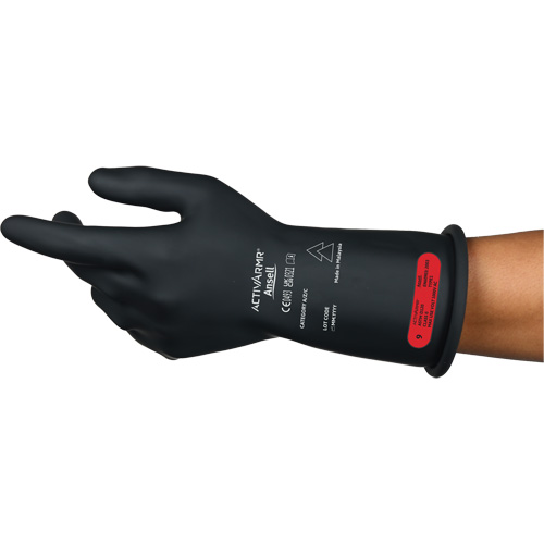 Gants &eacute;lectriques isol&eacute;s ultra l&eacute;gers ActivArmr RIG R011BUL, ASTM classe 0, Taille 9, 11" lo Rideout Tool & Machine Inc.