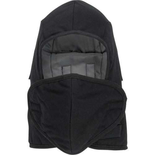 Doublure matelass&eacute;e ignifug&eacute;e Pioneer 766A pour casque de s&eacute;curit&eacute; avec embout buccal amovible, Noir/Gris, Coton/FR-Tech/Modacrylique/Nylon Rideout Tool & Machine Inc.