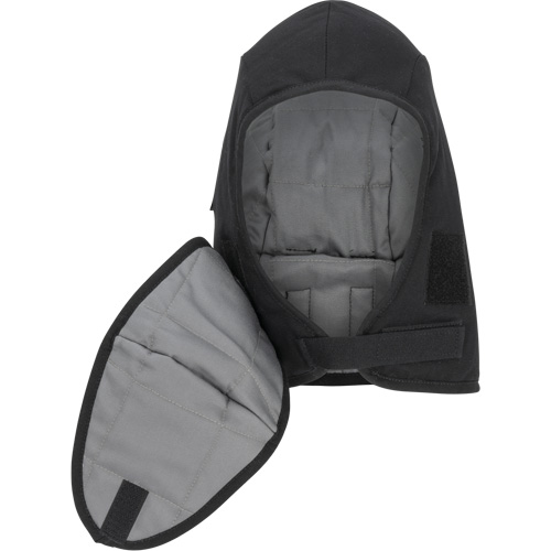 Doublure matelass&eacute;e ignifug&eacute;e Pioneer 766A pour casque de s&eacute;curit&eacute; avec embout buccal amovible, Noir/Gris, Coton/FR-Tech/Modacrylique/Nylon Rideout Tool & Machine Inc.
