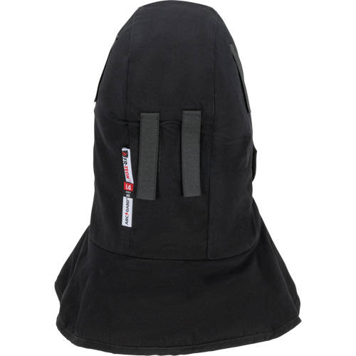 Doublure matelass&eacute;e ignifug&eacute;e Pioneer 765A pour casque de s&eacute;curit&eacute; avec un long cou et embout buccal amovible, Noir/Gris, Coton/FR-Tech/Modacrylique/Nylon Rideout Tool & Machine Inc.