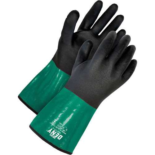 Gants r.sistant aux produits chimiques avec doublure r&eacute;sistante &agrave; la coupe, Taille 12/3T-Grand, 12" lo, PVC Rideout Tool & Machine Inc.