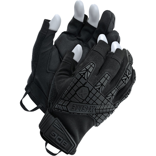 X-Site&reg; Impact Trigger Finger Gloves, Suede Palm, Size Small Rideout Tool & Machine Inc.