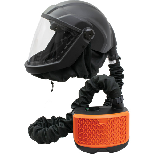 PEAKAIR DEFENDER Visor Powered Air-Purifying Respirator with Blower Kit, Facepiece Respirator, Lithium-Ion Battery Rideout Tool & Machine Inc.