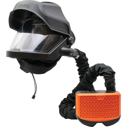 PEAKAIR MAXSHIELD&reg; with Flip-Front & X90VX ADF Blower Kit, Facepiece Respirator, Lithium-Ion Battery Rideout Tool & Machine Inc.