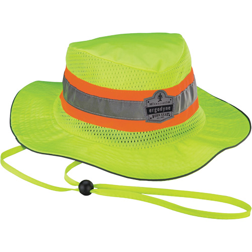 Chapeau de soleil de garde forestier GloWear 8935, 2T-grand/3T-grand, Jaune lime haute visibilit&eacute;, Polyester Rideout Tool & Machine Inc.