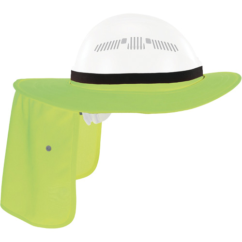 Chill-Its 6661 Universal Hard Hat Brim with Neck Shade, Hi-Vis Lime Rideout Tool & Machine Inc.