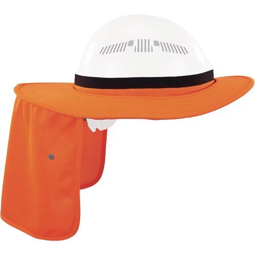 Chill-Its 6661 Universal Hard Hat Brim with Neck Shade, Hi-Vis Orange Rideout Tool & Machine Inc.