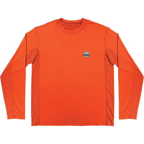 Chill-Its 6689 Cooling Long Sleeve Sun Shirt with UV Protection, Orange, X-Large Rideout Tool & Machine Inc.
