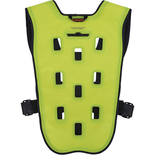 Chill-Its 6685 Dry Evaporative Cooling Vest with Zipper Closure, X-Small, High Visibility Lime-Yellow Rideout Tool & Machine Inc.
