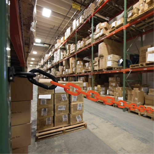 Ensemble de barri&egrave;re &agrave; chaîne magn&eacute;tique pour l'entrep&ocirc;t, Orange Rideout Tool & Machine Inc.