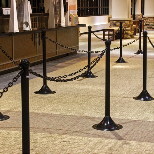 Chaîne de barri&egrave;re en plastique, Vert Rideout Tool & Machine Inc.