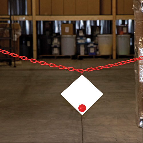 Chaîne de barri&egrave;re en plastique, Vert Rideout Tool & Machine Inc.