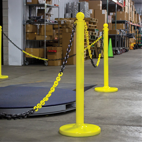 Bicolour Plastic Barrier Chain, Green/White Rideout Tool & Machine Inc.