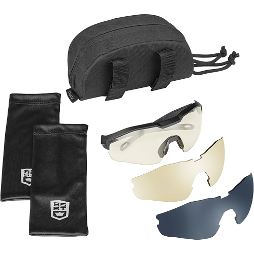 MY6 Safety Glasse Eyeshield Kit, Clear/Copper/Smoke Lens, Anti-Fog/Anti-Scratch, ANSI Z87+ Rideout Tool & Machine Inc.
