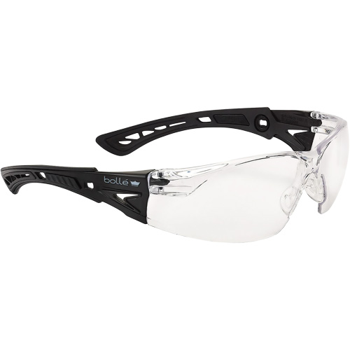 Rush+ Small BSSI Safety Glasses, Clear Lens, Anti-Fog/Anti-Scratch, ANSI Z87+ Rideout Tool & Machine Inc.