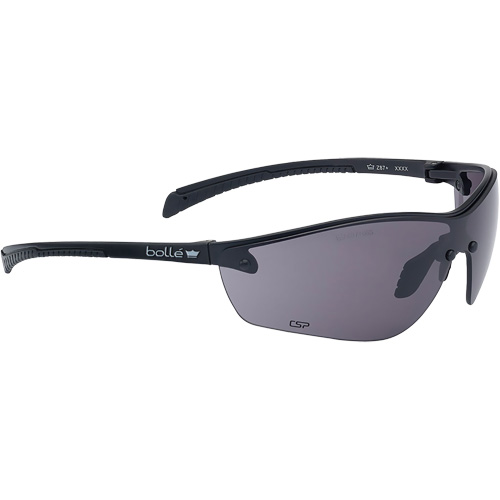 Lunettes de s&eacute;curit&eacute; BSSI Silium+, Lentille Fum&eacute;e/Gris, Antibu&eacute;e/Anti-&eacute;gratignures, ANSI Z87+ Rideout Tool & Machine Inc.