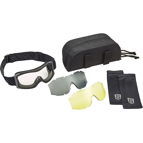 X1000 Ballistic Protection Goggles Kit, Amber/Clear Lens, Anti-Fog/Anti-Scratch, Direct Vent Rideout Tool & Machine Inc.