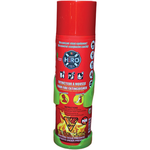 Hero 911 PFAS-Free Fire Extinguisher, ACK, 500 ml Capacity Rideout Tool & Machine Inc.