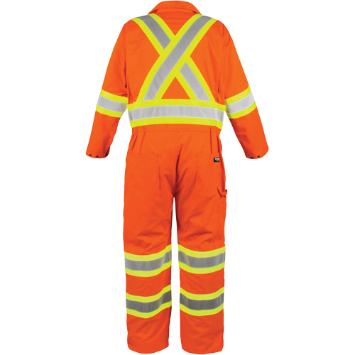 Combinaison non doubl&eacute;e haute visibilit&eacute;, 4T-Grand, Orange haute visibilit&eacute; Rideout Tool & Machine Inc.