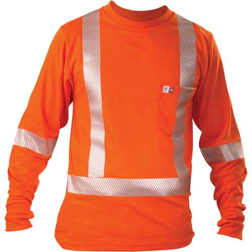 T-shirt &agrave; manches longues, 5T-Grand, Orange Rideout Tool & Machine Inc.