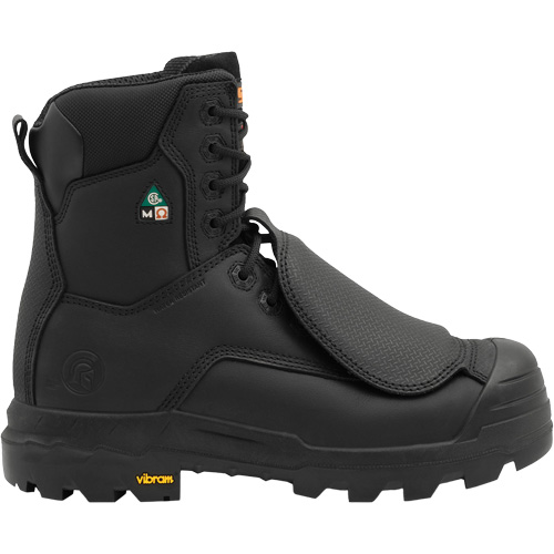 Vulcan Work Boots with External Metguard, Leather, Size 8, Impermeable Rideout Tool & Machine Inc.