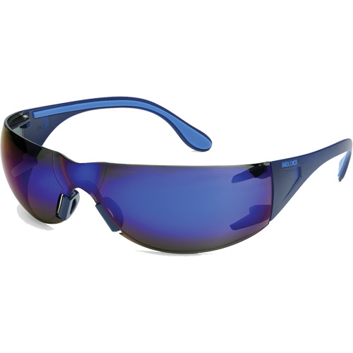 Adapt Lite Safety Glasses, Blue Mirror Lens, Anti-Fog/Anti-Scratch, ANSI Z87+/Meets/Exceeds CSA Z94.3 Rideout Tool & Machine Inc.