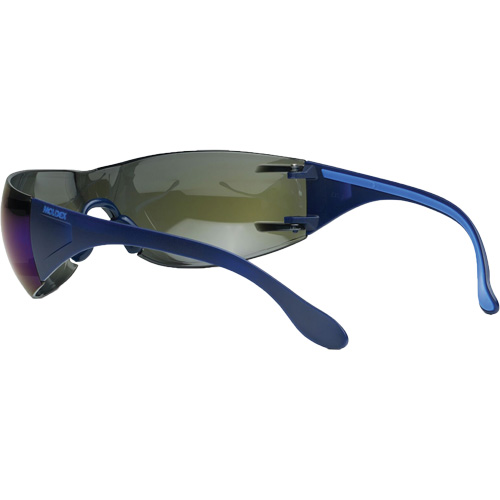 Adapt Lite Safety Glasses, Blue Mirror Lens, Anti-Fog/Anti-Scratch, ANSI Z87+/Meets/Exceeds CSA Z94.3 Rideout Tool & Machine Inc.