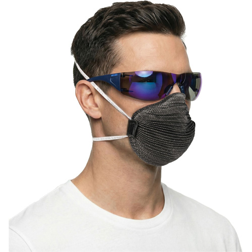 Adapt Lite Safety Glasses, Blue Mirror Lens, Anti-Fog/Anti-Scratch, ANSI Z87+/Meets/Exceeds CSA Z94.3 Rideout Tool & Machine Inc.