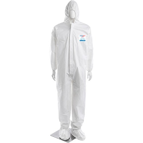 CoverMe XP1800 Coverall, X-Large, White, Microporous Rideout Tool & Machine Inc.