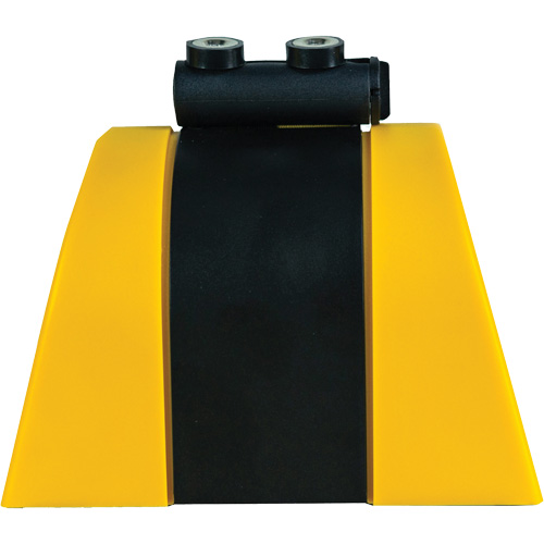 HAZLOK Safety Barrier System, Plastic, Magnetic Mount, 30', Black and Yellow Tape Rideout Tool & Machine Inc.