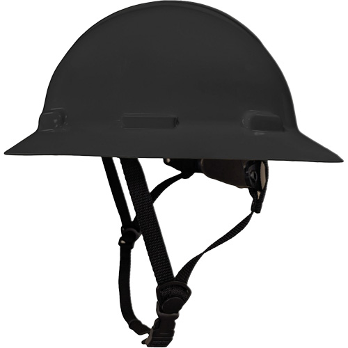 LIDGUARD&reg; Full Brim Hardhat with Chinstrap, Meets CSA Type 1, Ratchet Suspension, Vented Rideout Tool & Machine Inc.